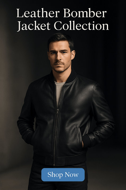 Leather Bomber Jacket