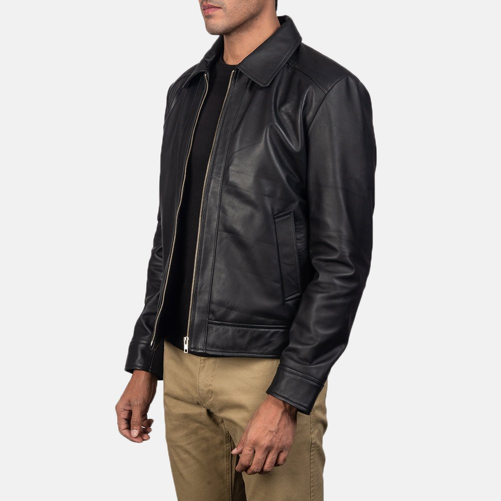 Inferno Black Leather Jacket image 1